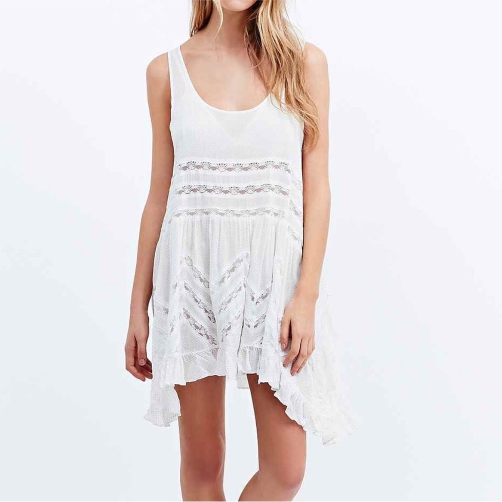 Free People Voile Trapeze Slip Dress